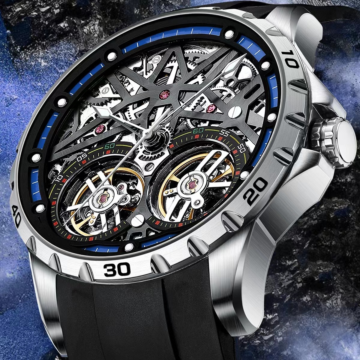 Luxury Watch Levels - Mark Fairwhale Dual Tourbillon Men's Watch