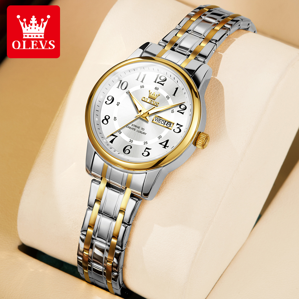 Luxury Watch Logo - OLEVS 2891 Luxury Brand Fashion Women's