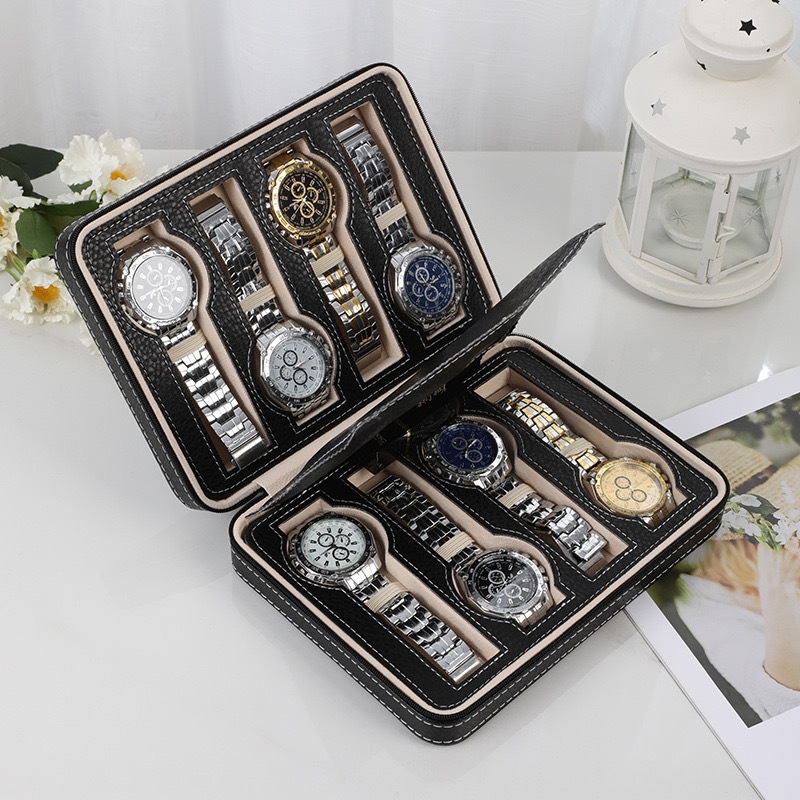 Luxury Watch Travel Case - Leather Watch Box Luxury Retro Watches