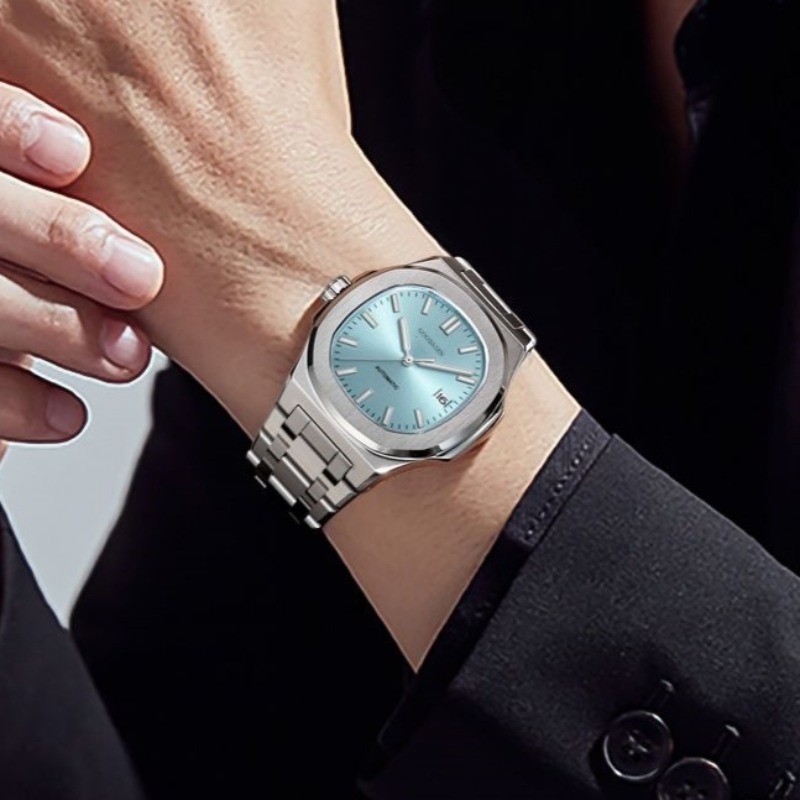 Luxury Watch Levels - High Level Square Men Clock Waterproof