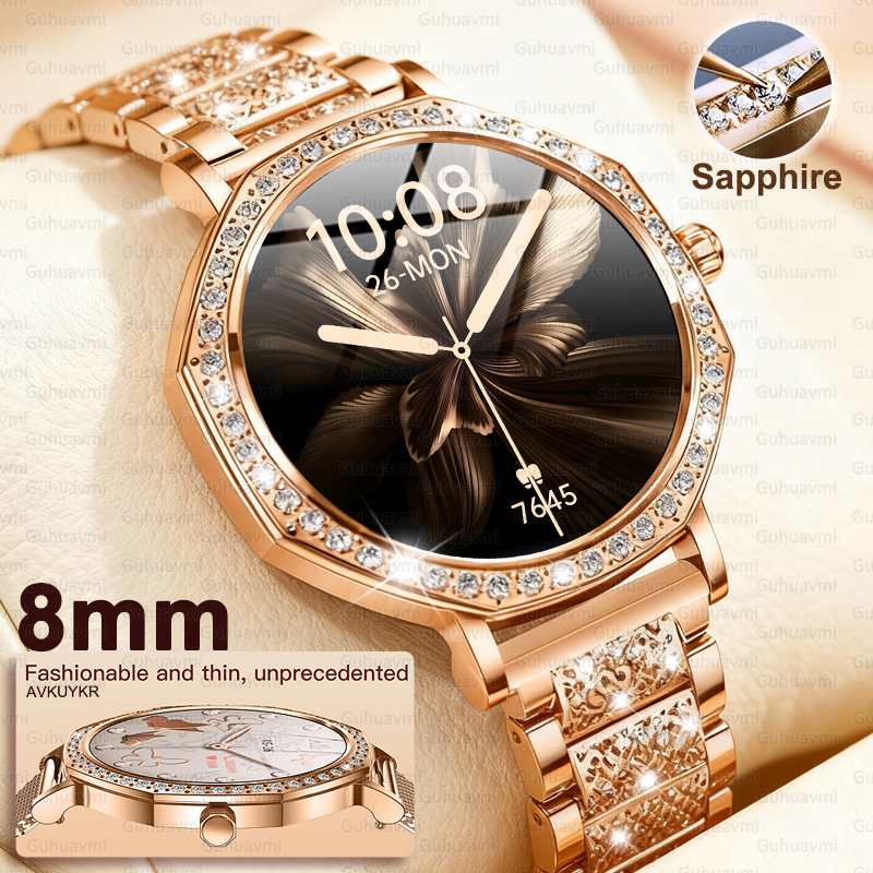 Luxury Watch Korea - 2025 New Ladies' Fashion Smartwatch Diamond