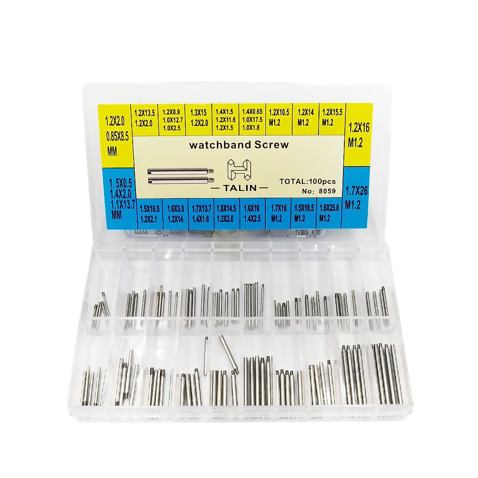 Luxury Watch Logo - 100Pieces 20 Size Watch Screws Rod