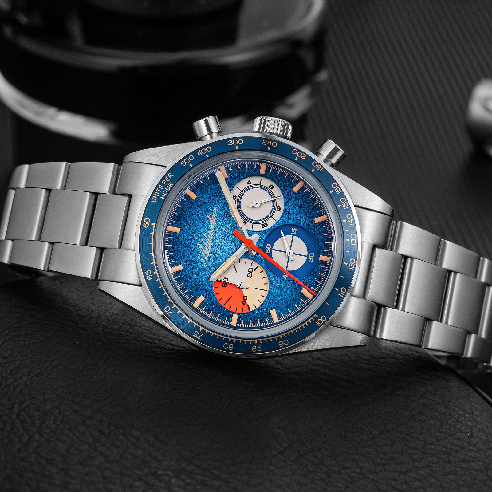 Luxury Watch Levels - ADDIESDIVE Luxury Chronograph Watch 10Bar Waterproof