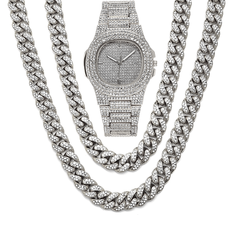 Luxury Watch Miami - Rapper Chain HipHop Miami Curb Cuban