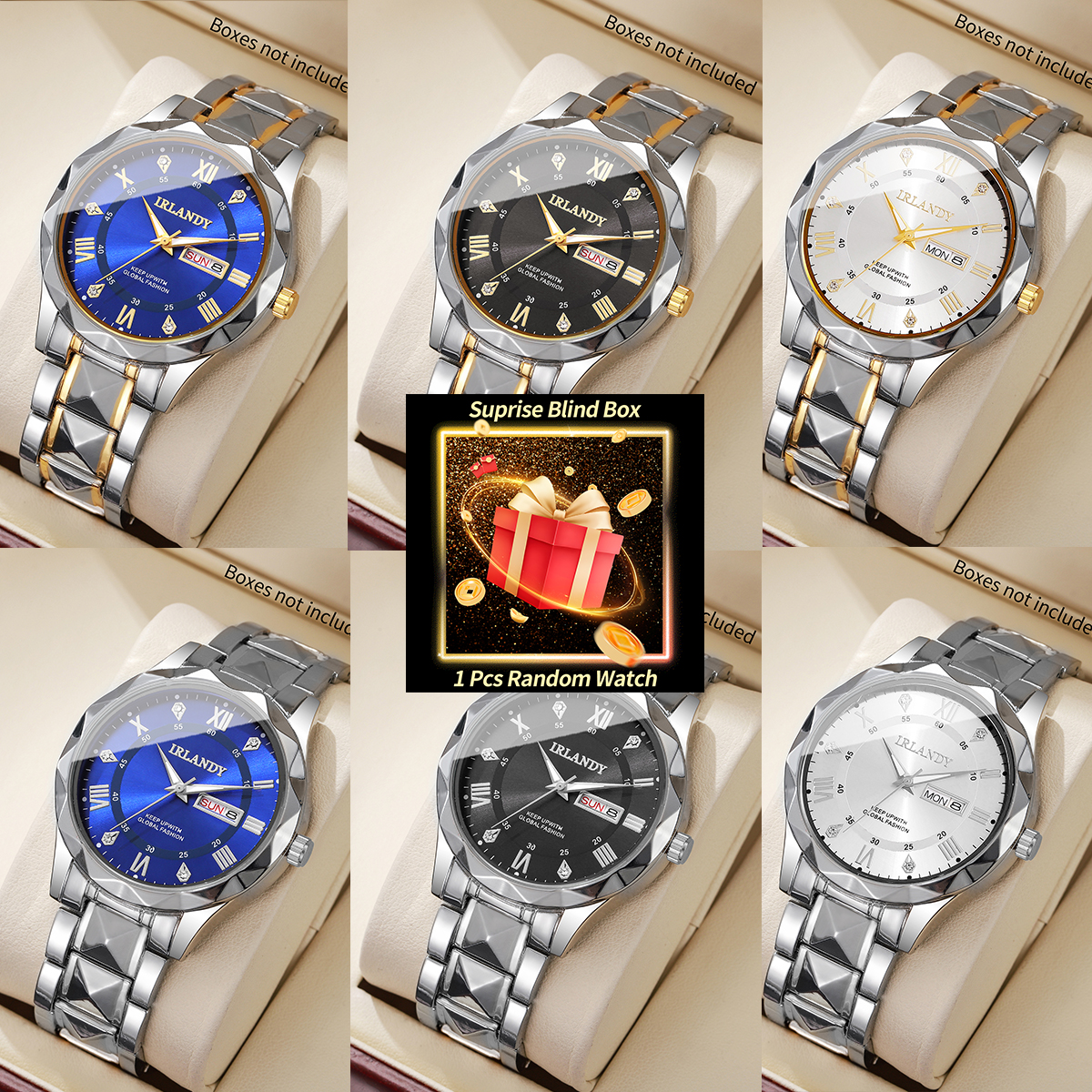 Luxury Watch Men - 1PC Surprise Mystery Watch Blind Box-Luxury
