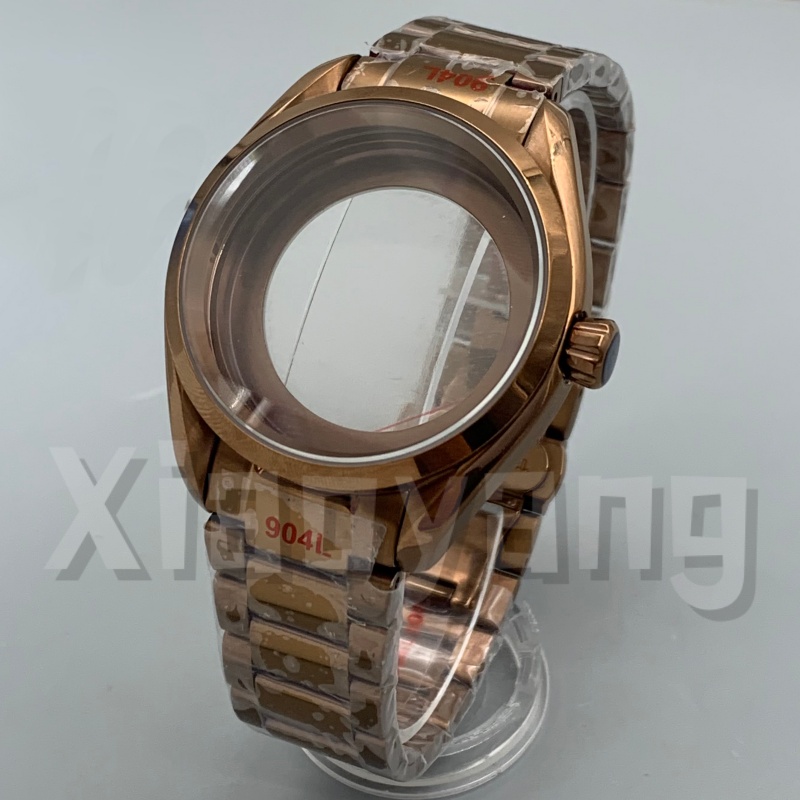 40MM NH35 Polish Bezel Rose Br - огляд і ціна Bronze Case Watch