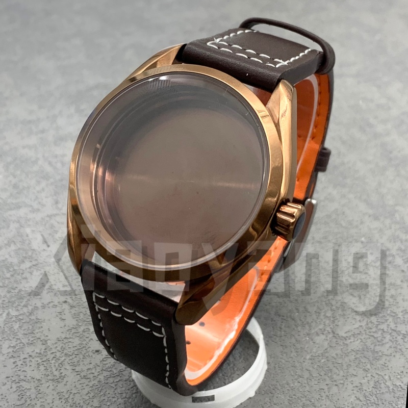 40MM NH35 Polish Bezel Rose Br - огляд і ціна Bronze Case Watch