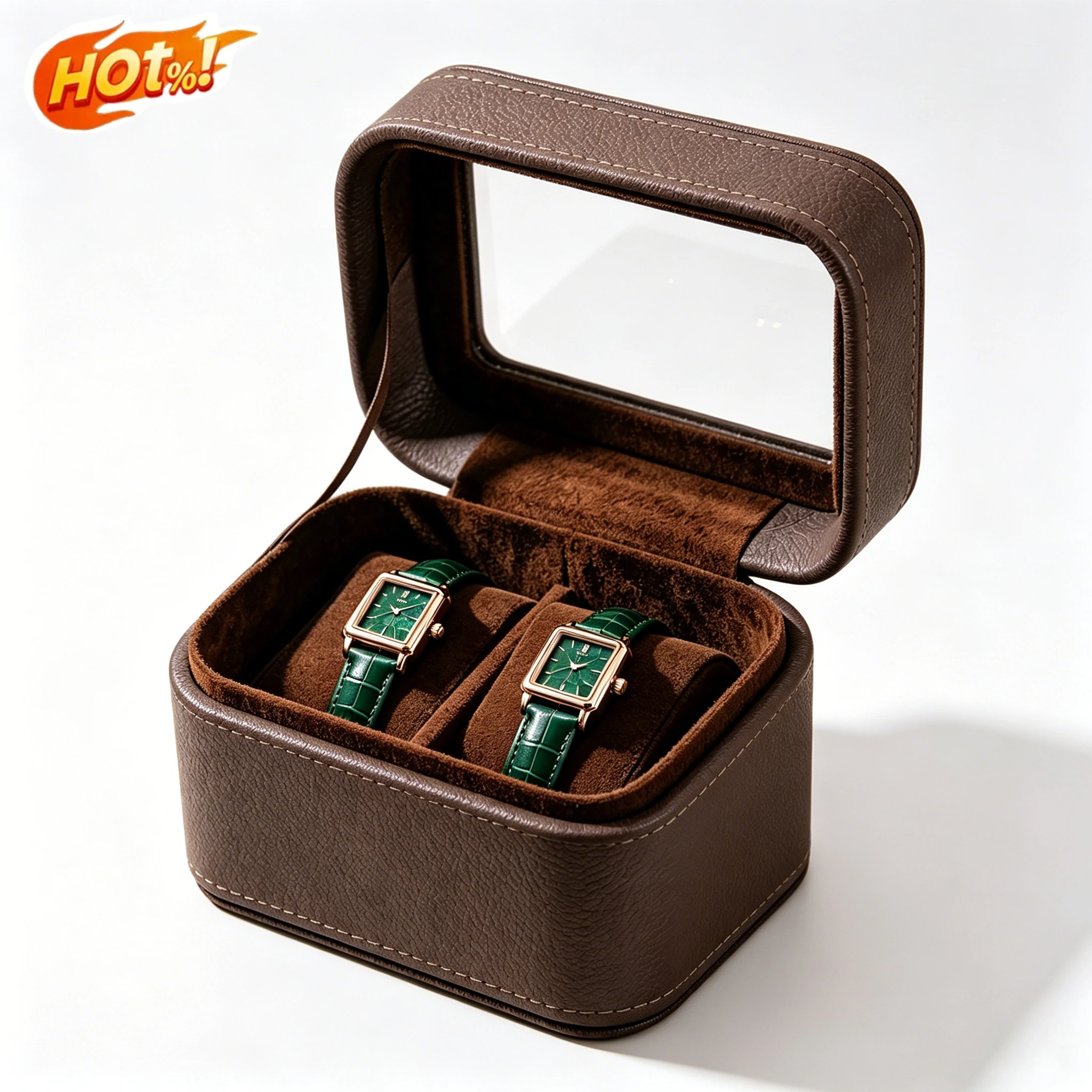 Portable Watch Storage Box 2 S - огляд і ціна Luxury Watch Travel Case