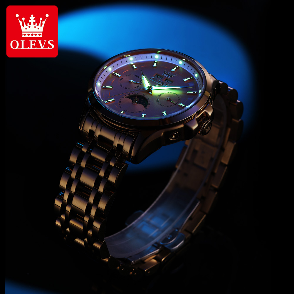 OLEVS 7070 Automatic Watch Men - огляд і ціна Luxury Watch Zone