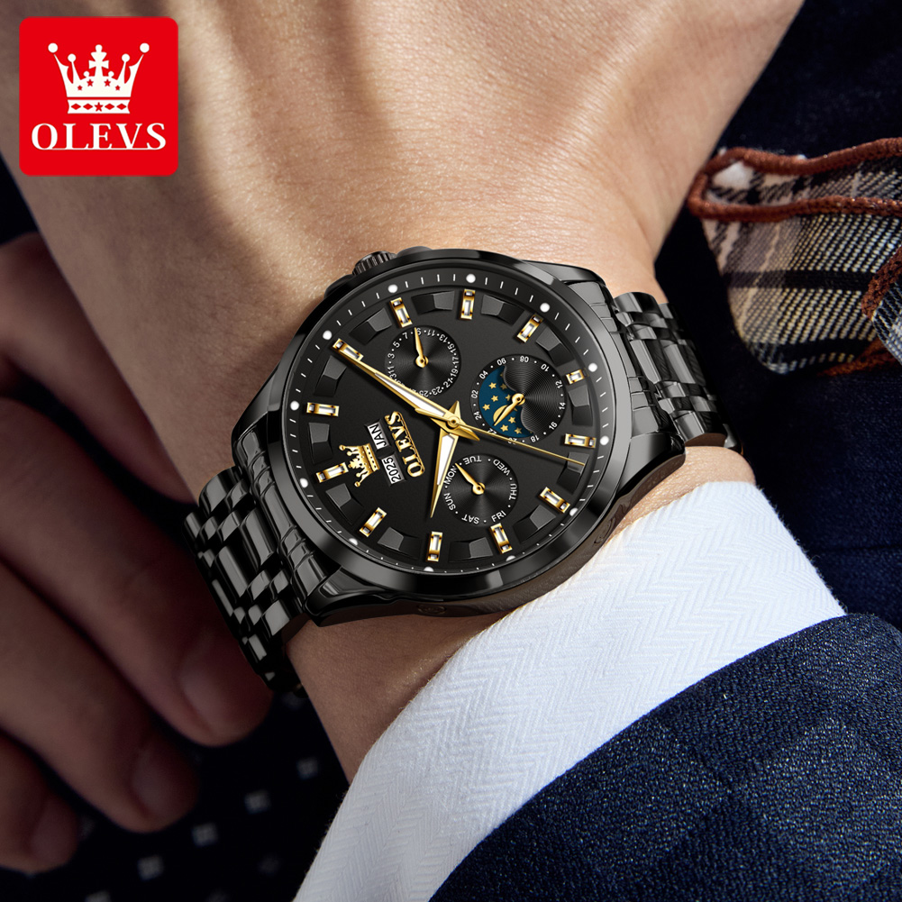 OLEVS 7070 Automatic Watch Men - огляд і ціна Luxury Watch Zone