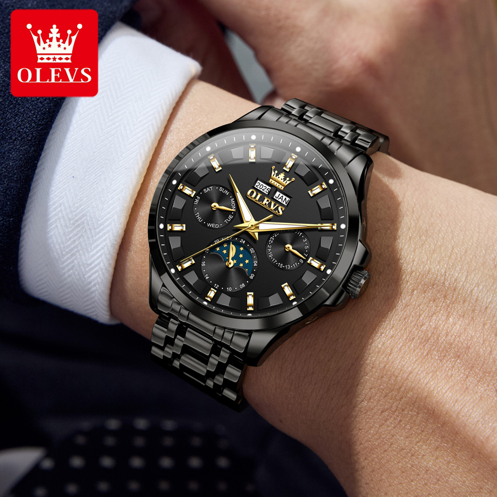OLEVS 7070 Automatic Watch Men - огляд і ціна Luxury Watch Zone