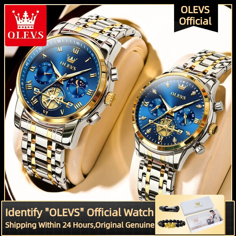 OLEVS Quartz Couple Watch Luxu - огляд і ціна Luxury Watch Zone