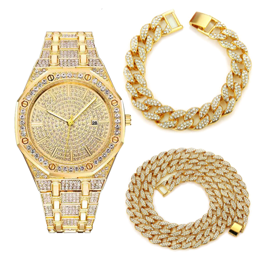 Necklace Bracelet Luxury Watch - огляд і ціна Luxury Watch Miami
