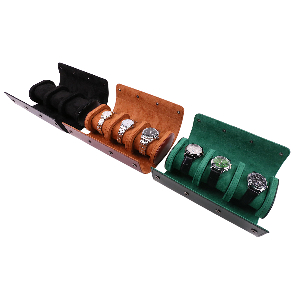 Luxury Portable 3 Slots PU Lea - огляд і ціна Luxury Watch Travel Case