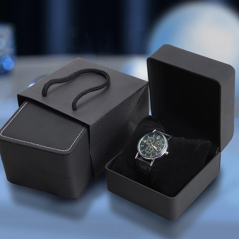 Luxury Leather Watch Storage B - огляд і ціна Luxury Watch Travel Case