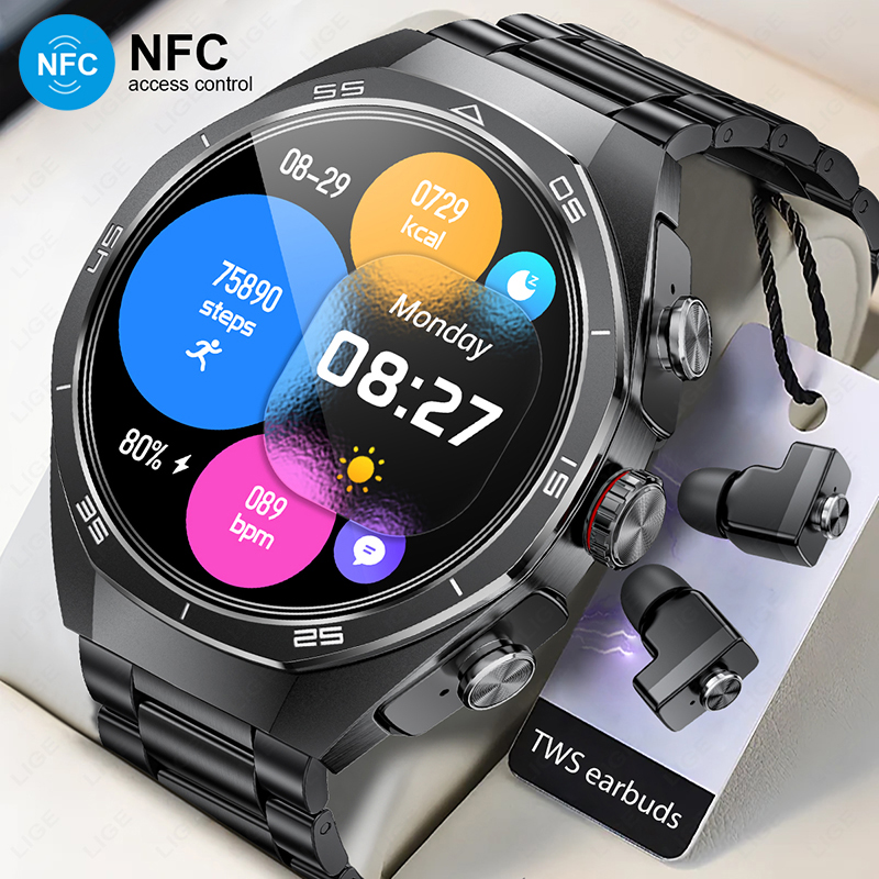 TWS Music Watches Earbuds Smar - огляд і ціна Luxury Watch Korea