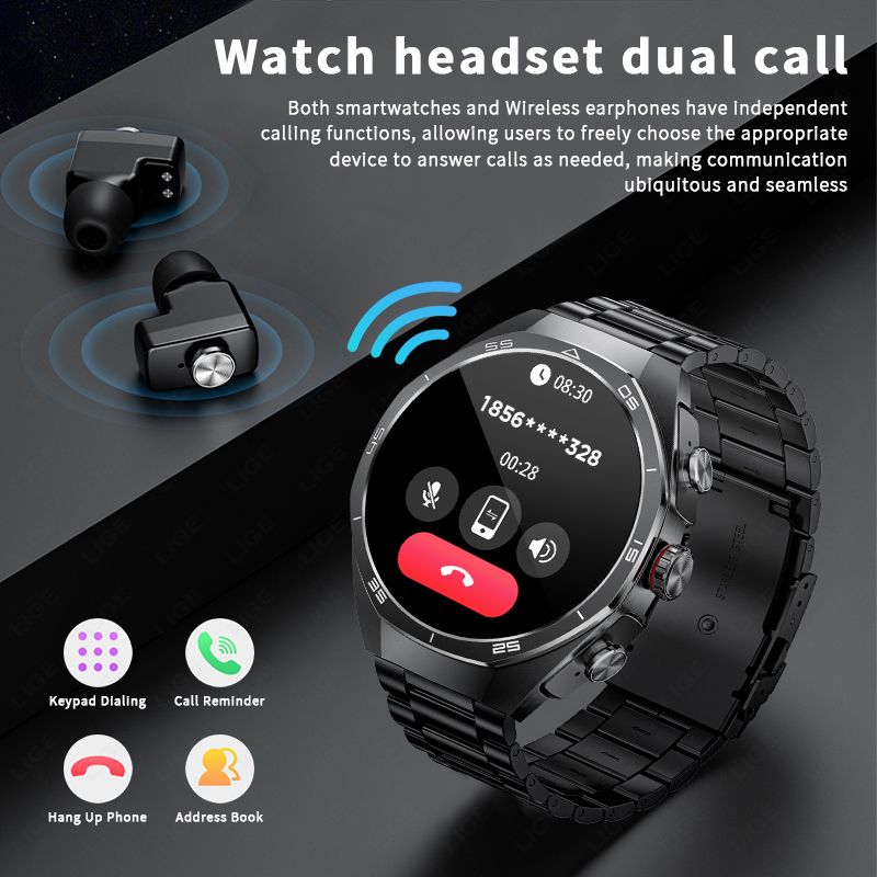 TWS Music Watches Earbuds Smar - огляд і ціна Luxury Watch Korea
