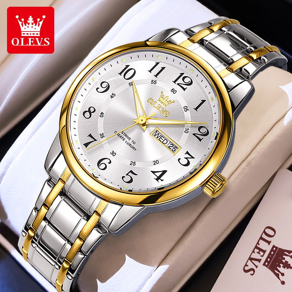OLEVS Casual fashion men's wat - огляд і ціна Luxury Watch Men