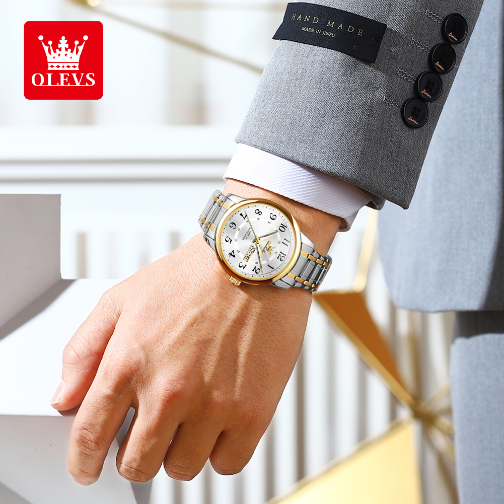 OLEVS Casual fashion men's wat - огляд і ціна Luxury Watch Men
