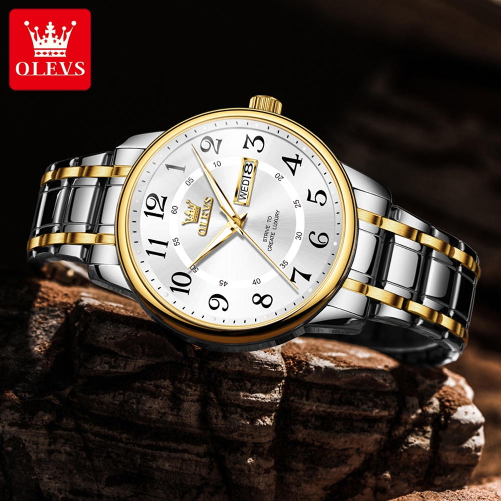 OLEVS Casual fashion men's wat - огляд і ціна Luxury Watch Men