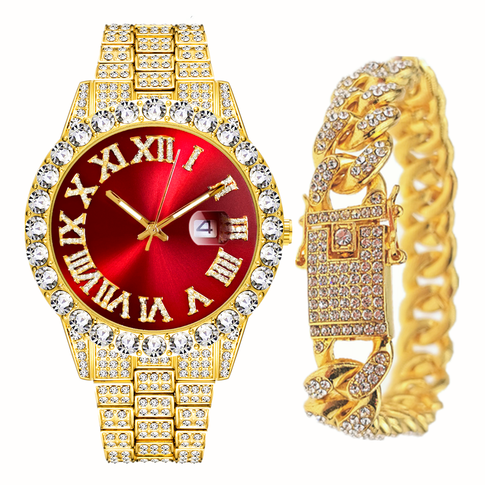 Full Iced Out Bracelet Men Bli - огляд і ціна Luxury Watch Miami