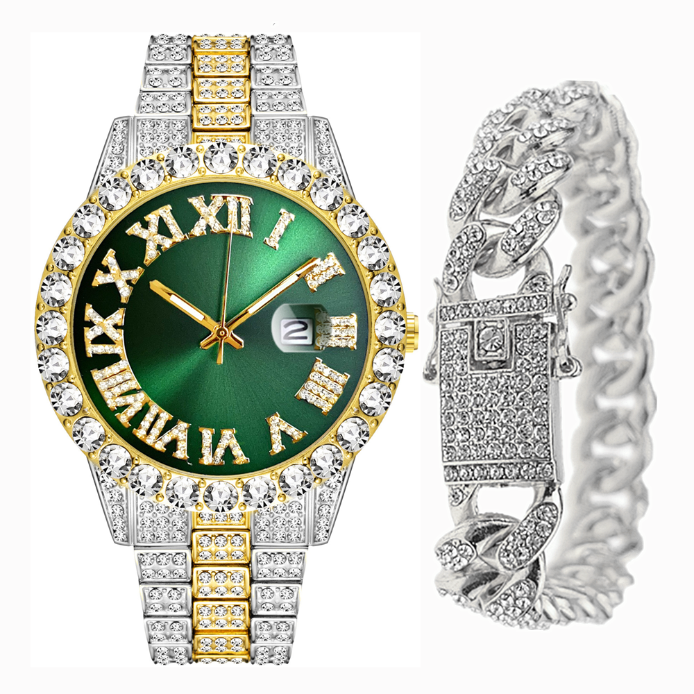 Full Iced Out Bracelet Men Bli - огляд і ціна Luxury Watch Miami