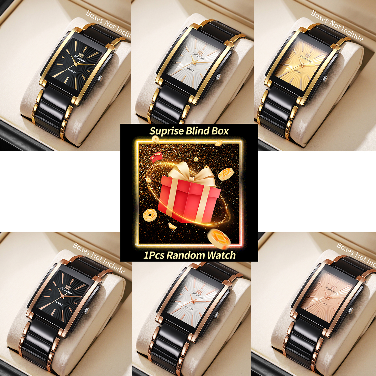 1PC Surprise Mystery Blind Wat - огляд і ціна Luxury Watch Men