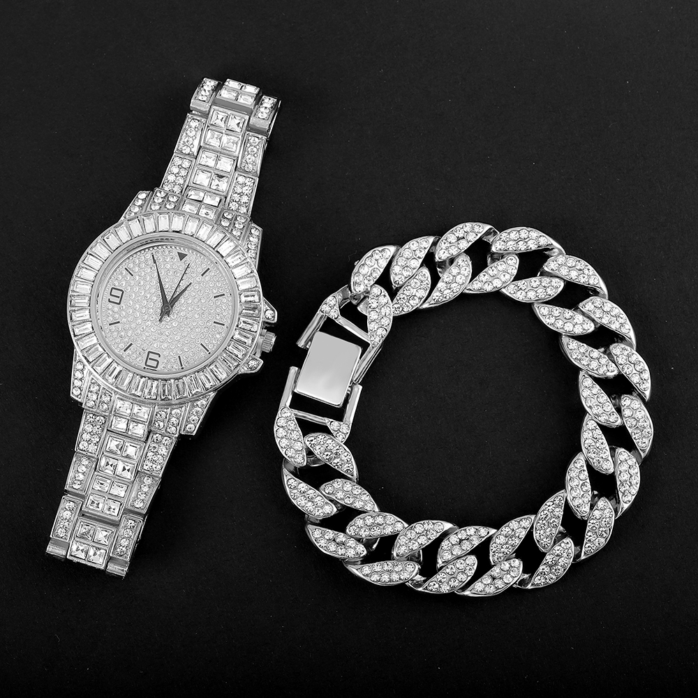 Full Diamond Iced Out Watch fo - огляд і ціна Luxury Watch Miami