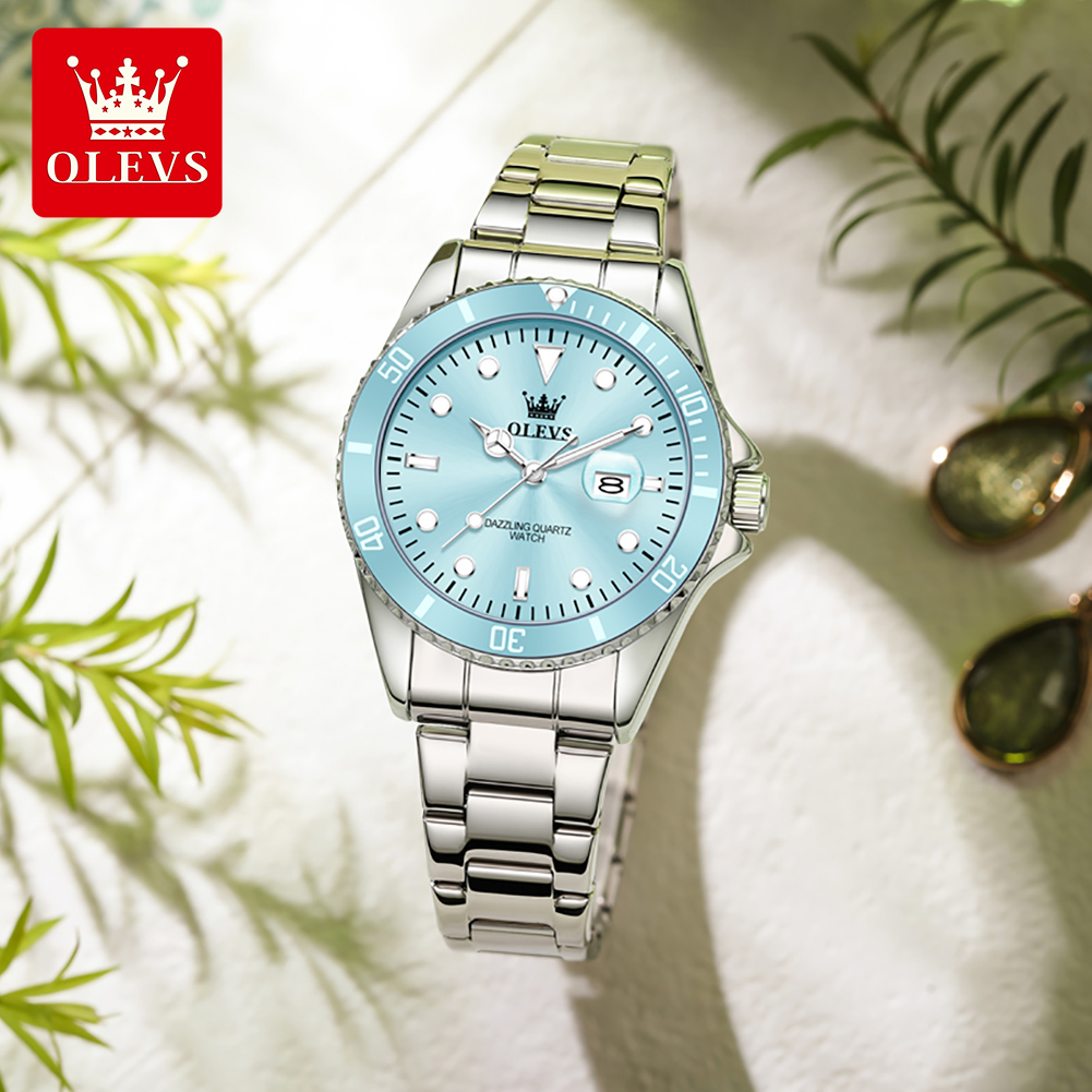 OLEVS Luxury Stainless Steel W - огляд і ціна Luxury Watch Logo