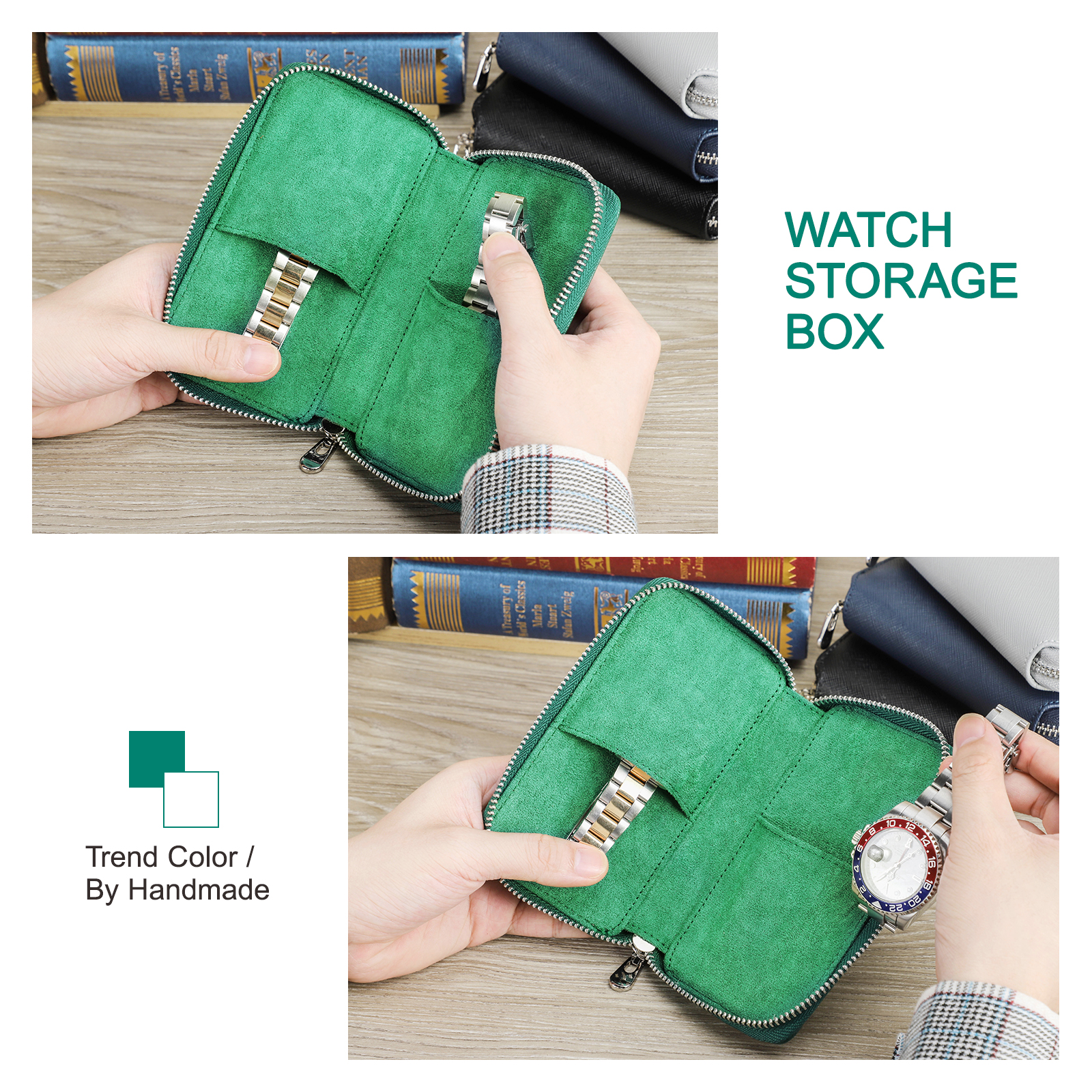 CONTACTS FAMILY Luxury Pouch w - огляд і ціна Luxury Watch Travel Case