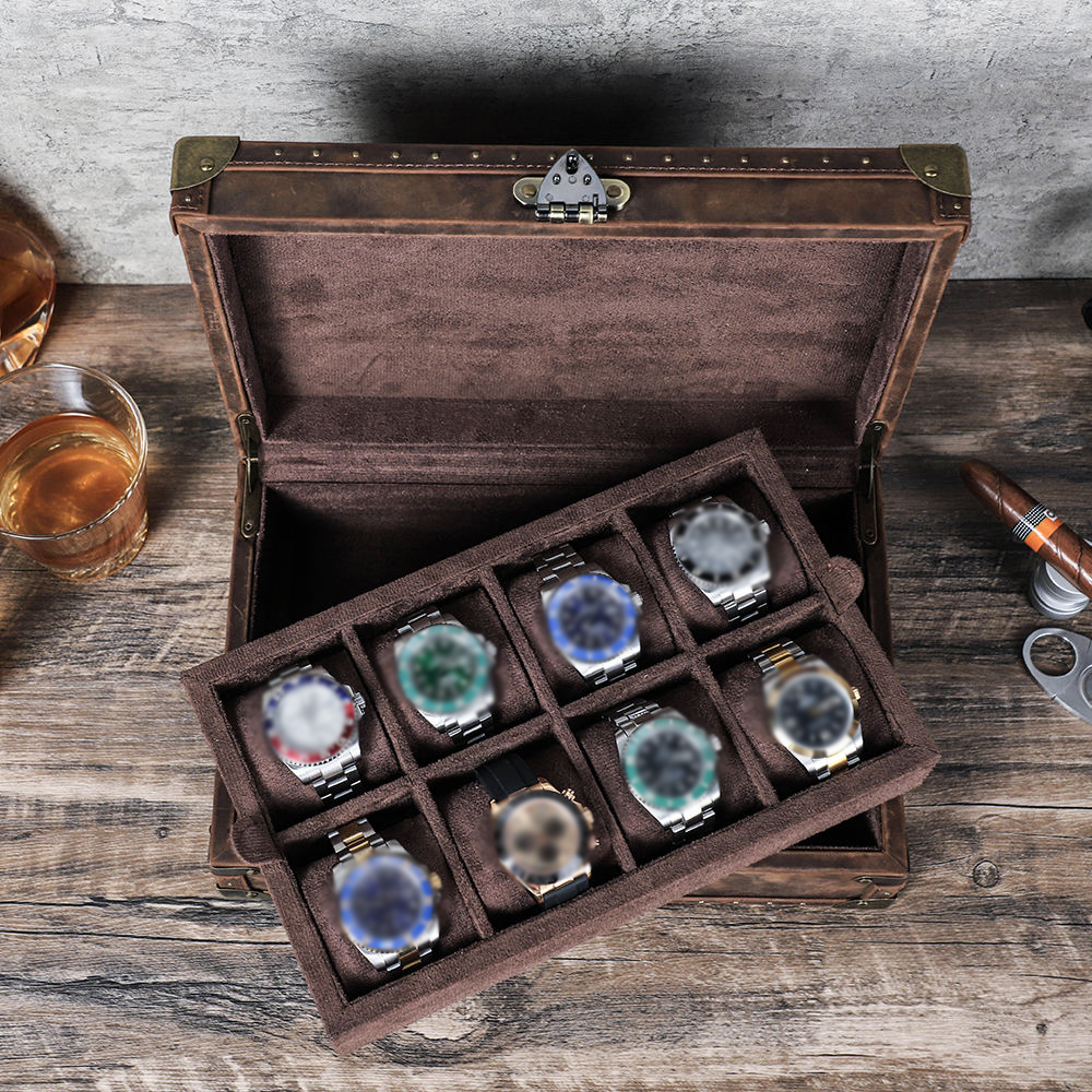 CONTACT'S FAMILY 8 Leather Cus - огляд і ціна Luxury Watch Travel Case