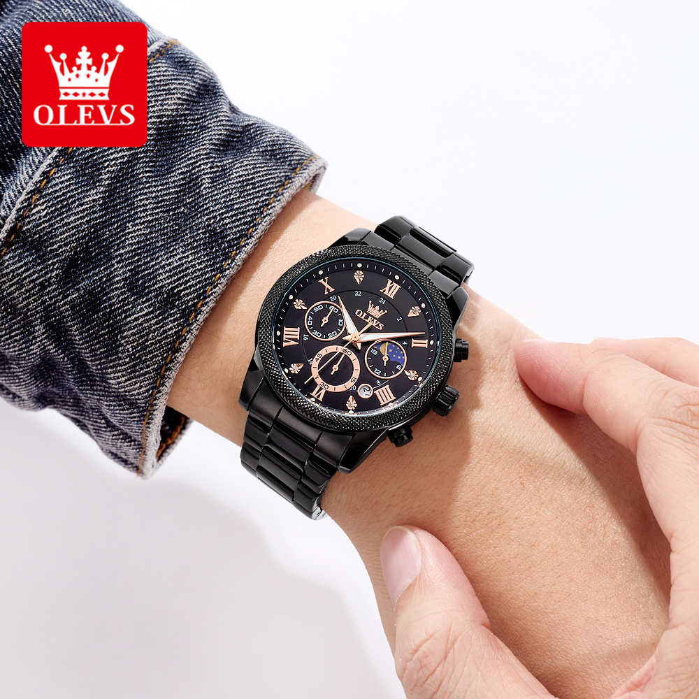 OLEVS Original Fashion Men's W - огляд і ціна Luxury Watch Men