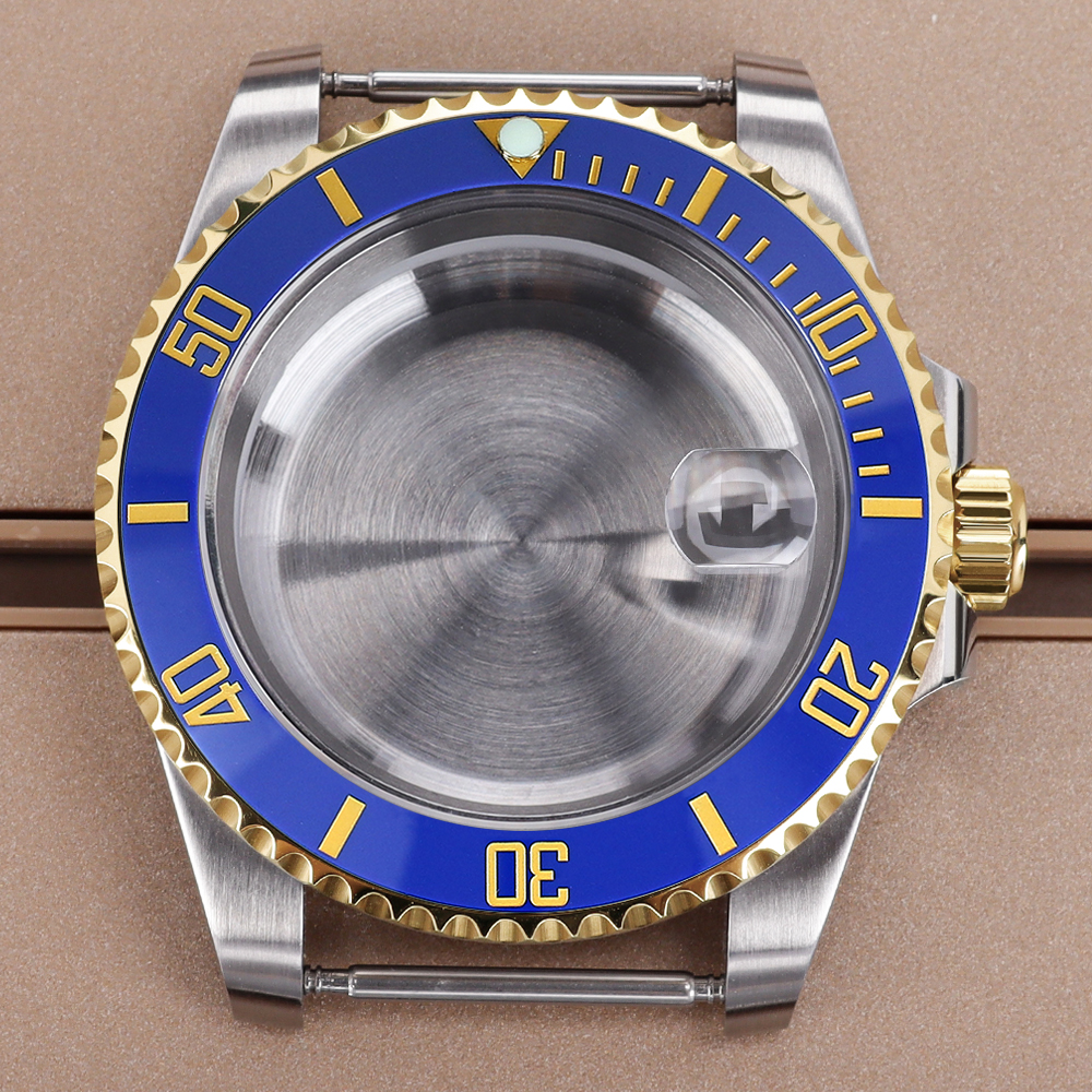 blak gold Bezel 40mm Luxury Wa - огляд і ціна Bronze Case Watch