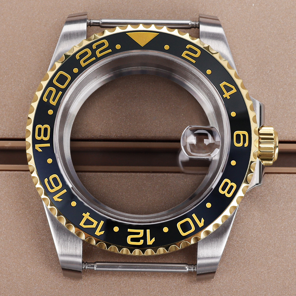 blak gold Bezel 40mm Luxury Wa - огляд і ціна Bronze Case Watch