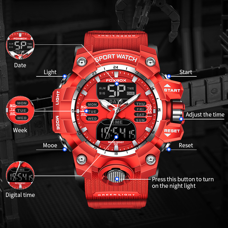 FOXBOX Military Watch for Men  - огляд і ціна Luxury Watch Zone