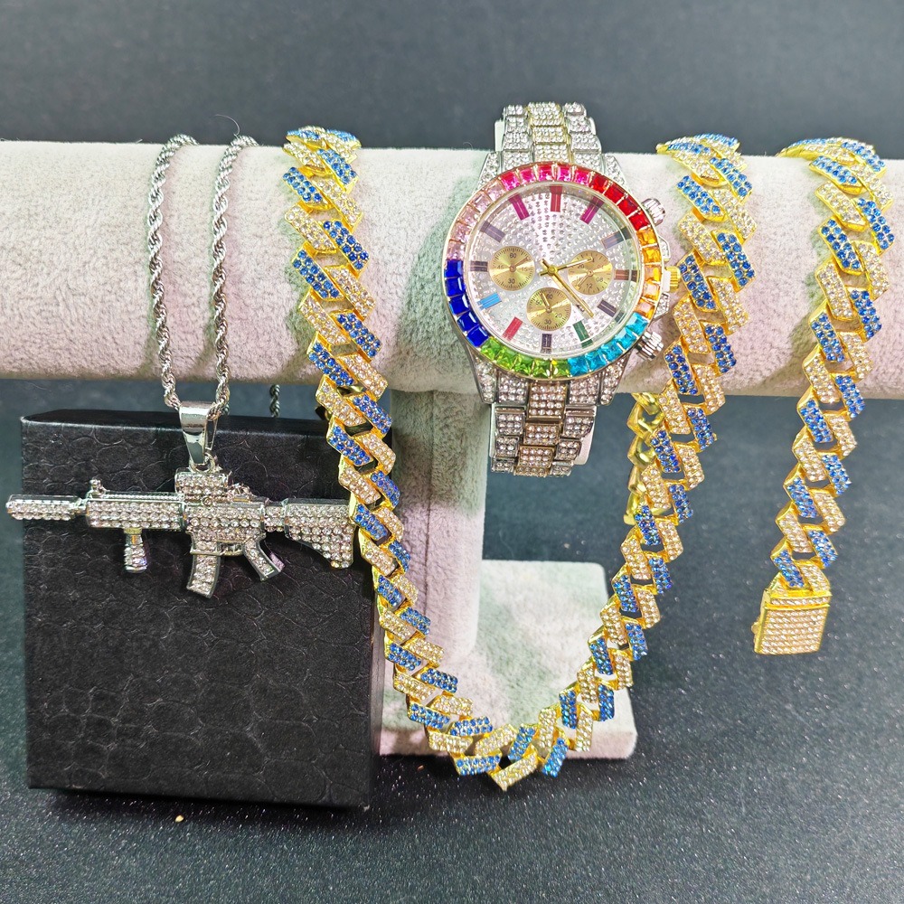 Hip Hop Watches Bracelet Neckl - огляд і ціна Luxury Watch Miami
