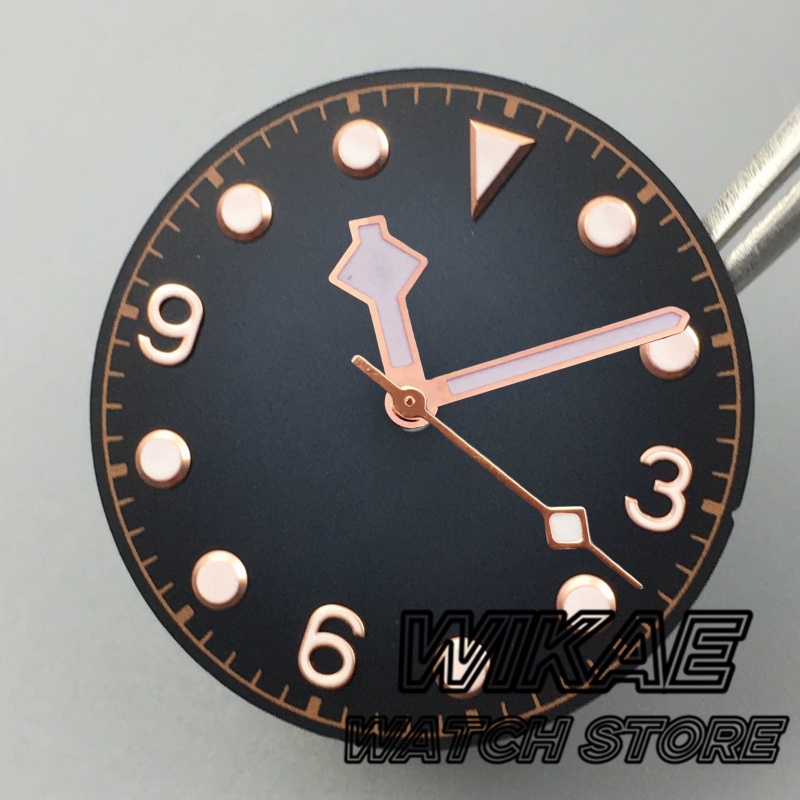 29mm gradient dial Vintage Bla - огляд і ціна Bronze Case Watch