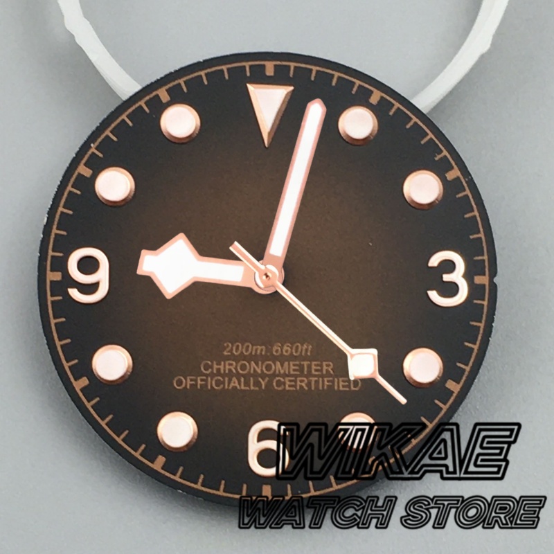 29mm gradient dial Vintage Bla - огляд і ціна Bronze Case Watch
