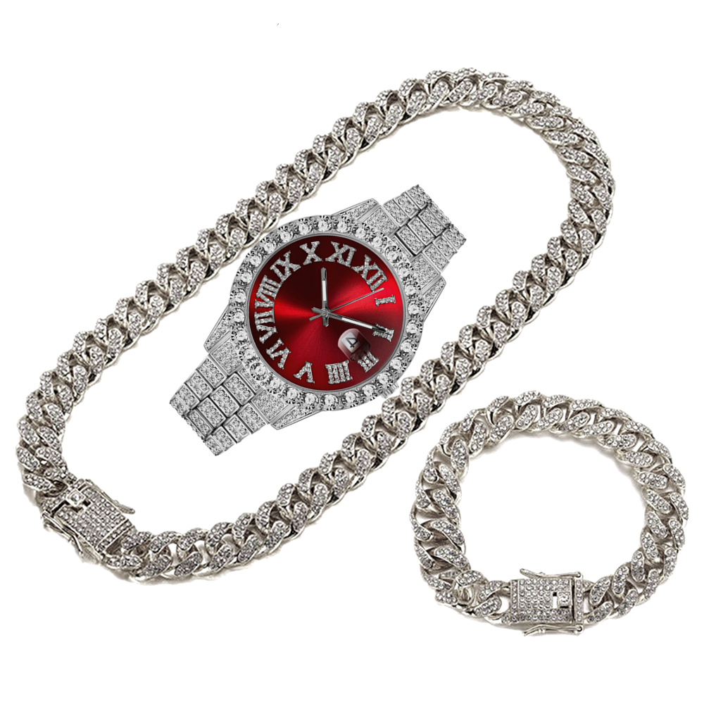 Quartz Luxury Gold Sliver Watc - огляд і ціна Luxury Watch Miami