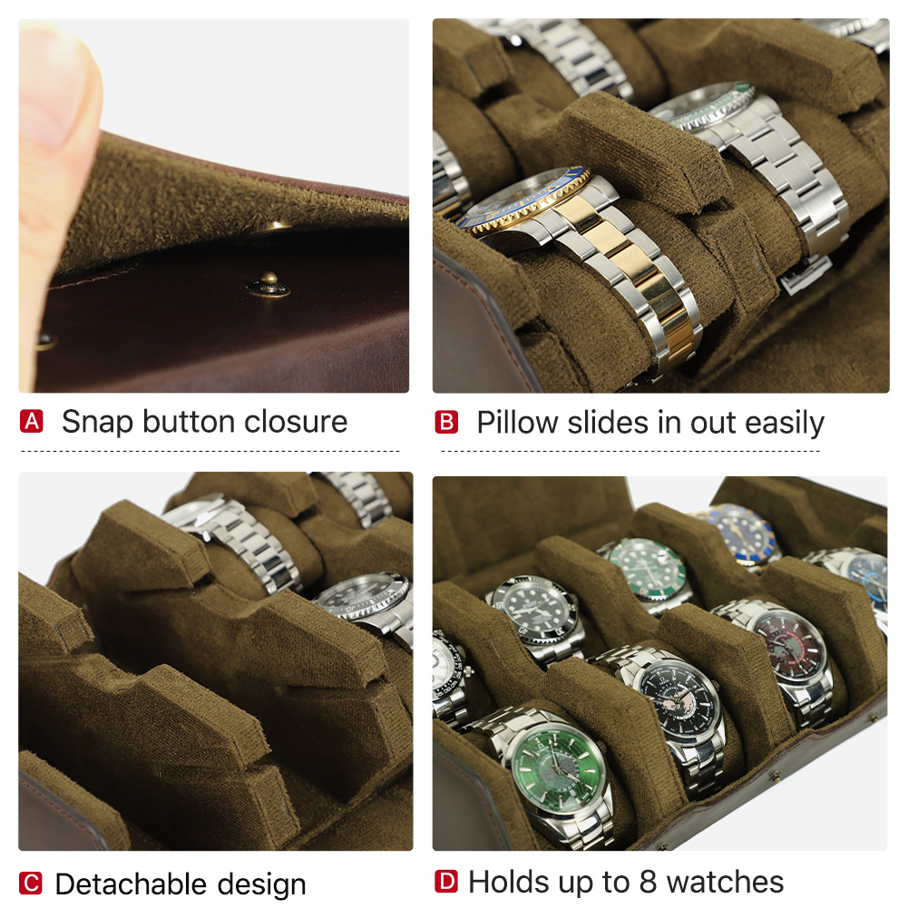 CONTACT'S FAMILY Luxury Genuin - огляд і ціна Luxury Watch Travel Case