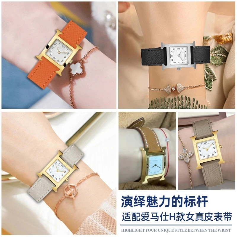 Genuine Leather Watch Strap Of - огляд і ціна Luxury Watch Hermes
