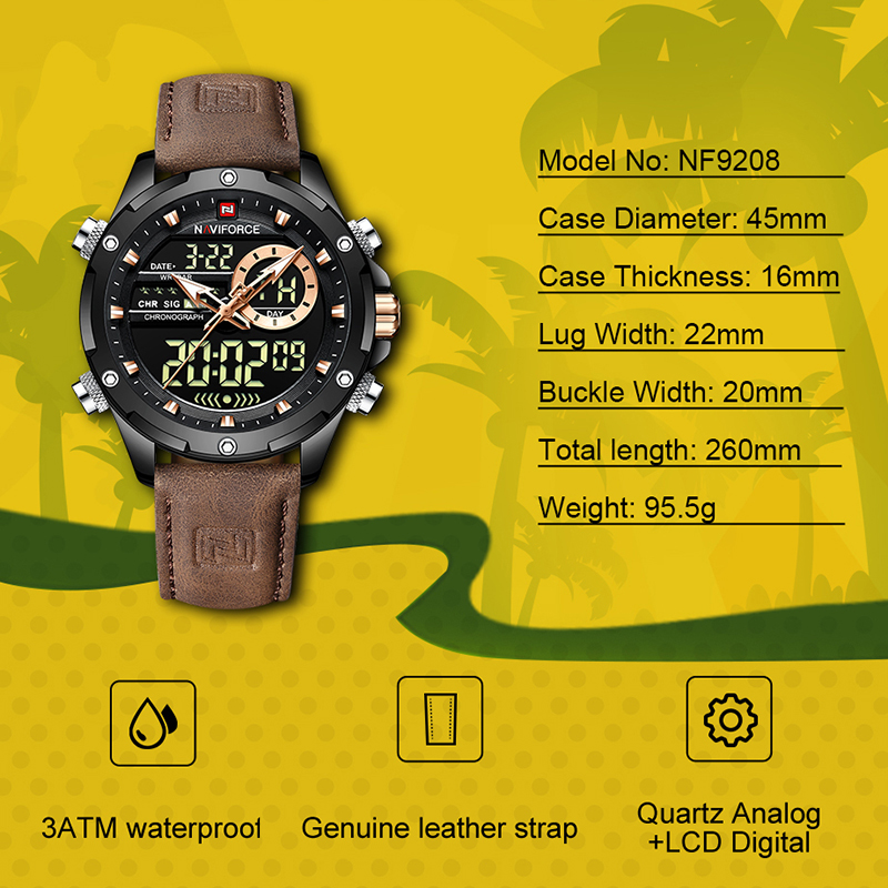 New NAVIFORCE Men Watches Quar - огляд і ціна Luxury Watch Zone