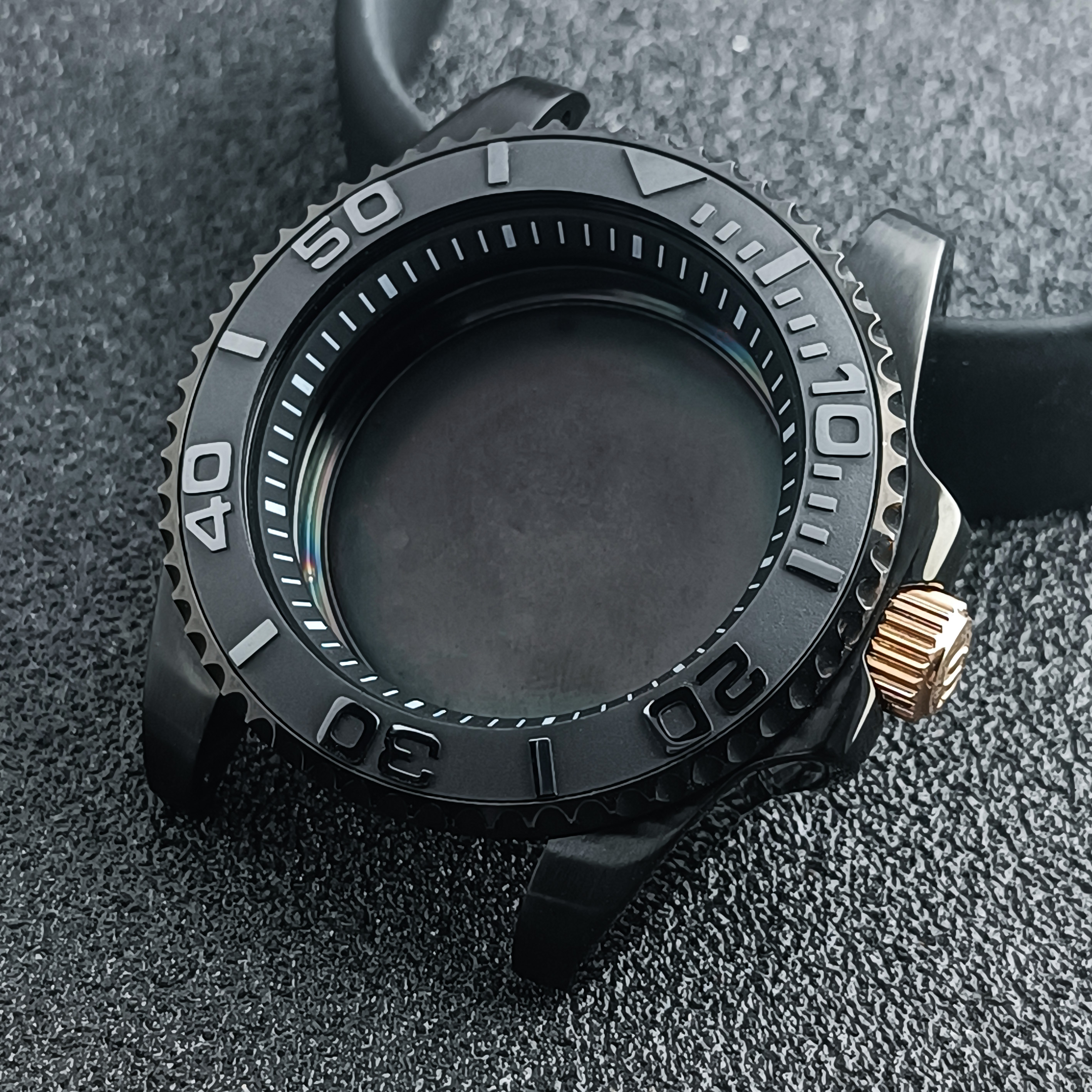 NH35 Case 40.5mm black gold/ro - огляд і ціна Bronze Case Watch