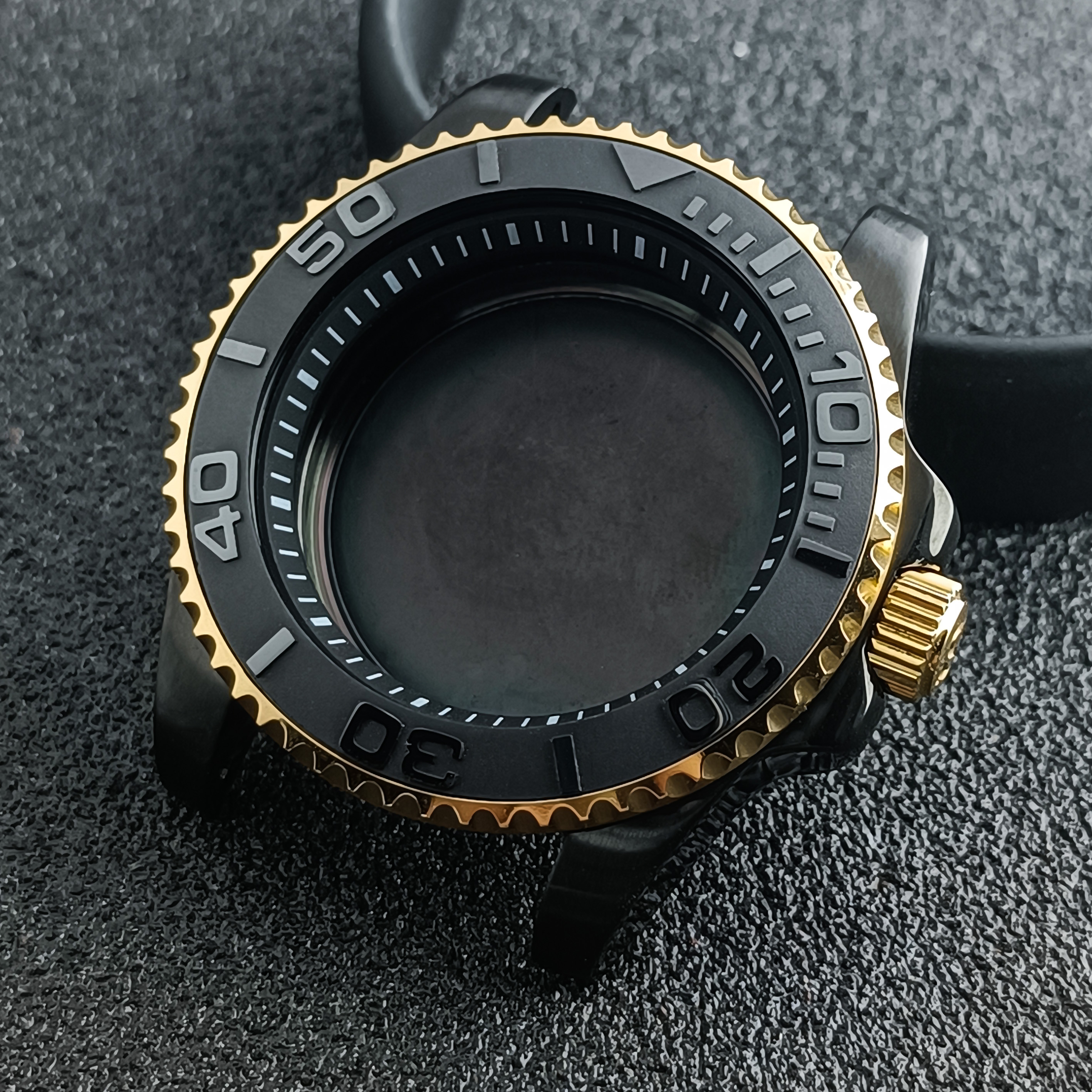 NH35 Case 40.5mm black gold/ro - огляд і ціна Bronze Case Watch