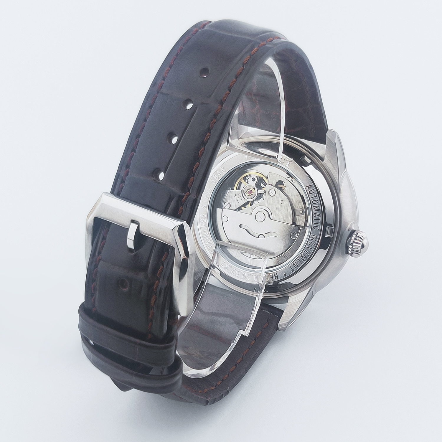 CUSTOM Logo 41mm MIYOTA8215 Au - огляд і ціна Luxury Watch Logo