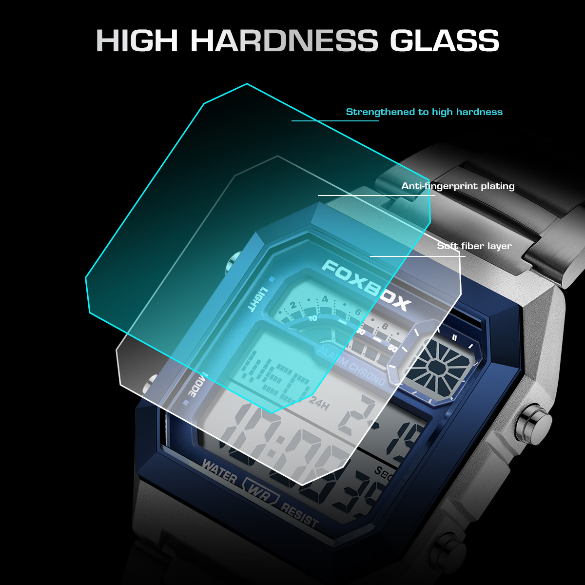 FOXBOX Fashion Luxury Digital  - огляд і ціна Luxury Watch Men