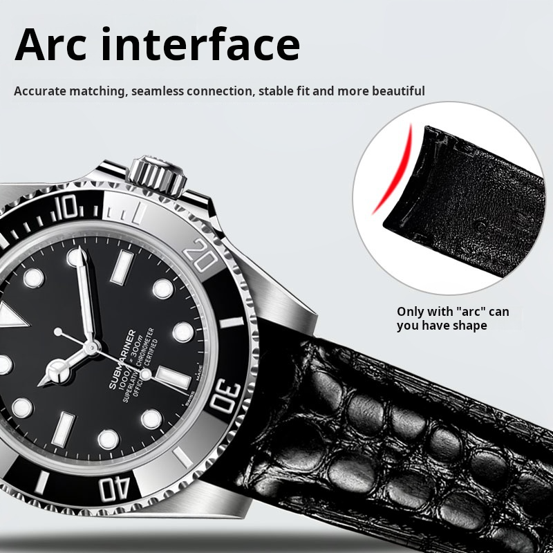 20mm 22mm Curved Crocodile Ski - огляд і ціна Luxury Watch Jaeger Lecoultre