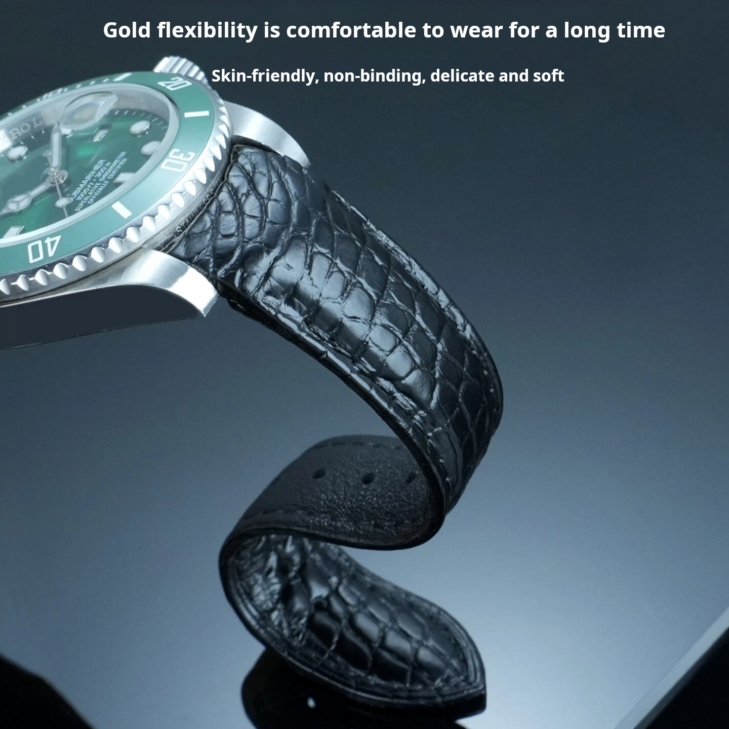 20mm 22mm Curved Crocodile Ski - огляд і ціна Luxury Watch Jaeger Lecoultre