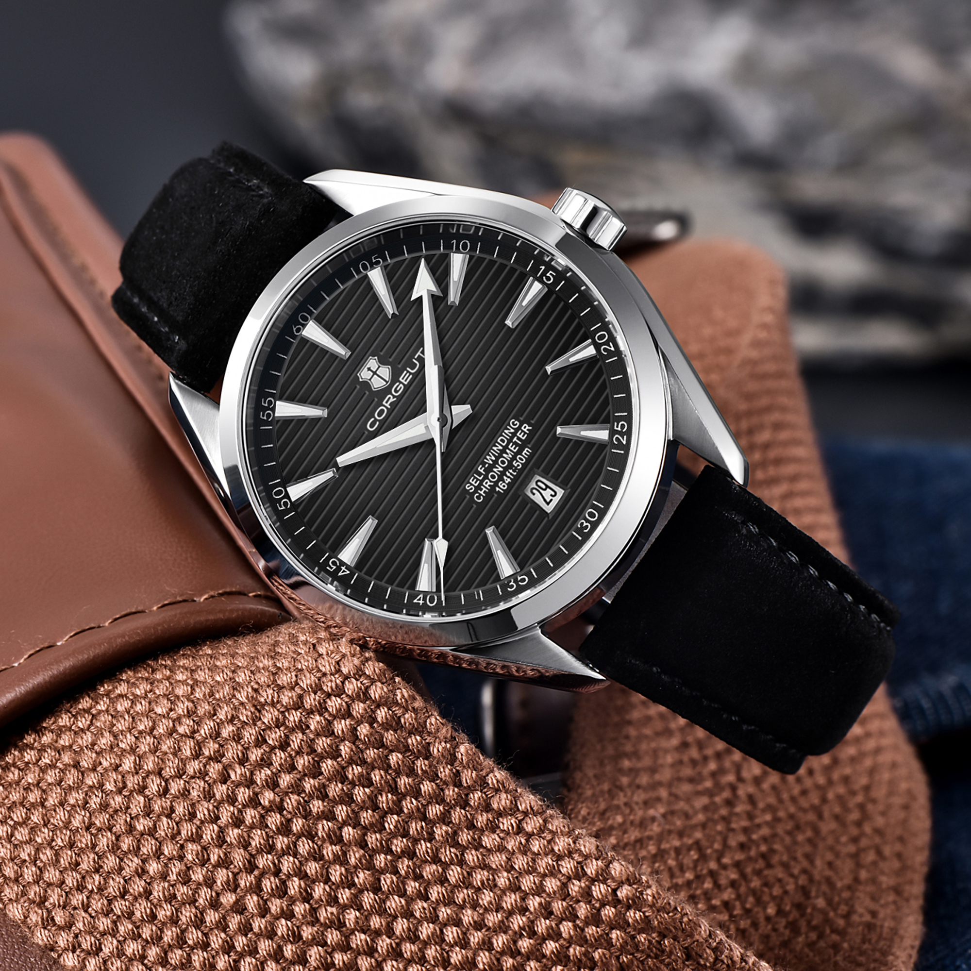Luxury NH35 Movt Custom Logo 4 - огляд і ціна Luxury Watch Logo