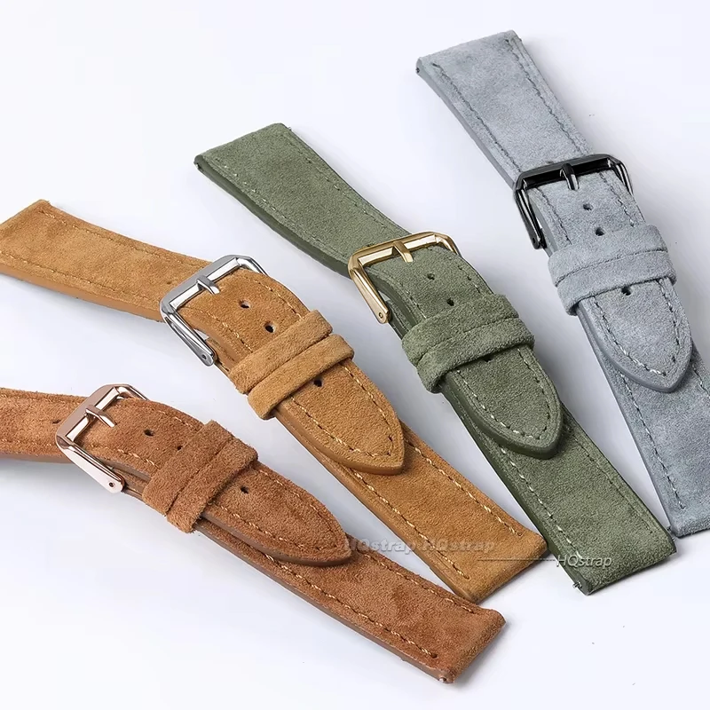 Suede Genuine Leather Watchban - огляд і ціна Luxury Watch Jaeger Lecoultre
